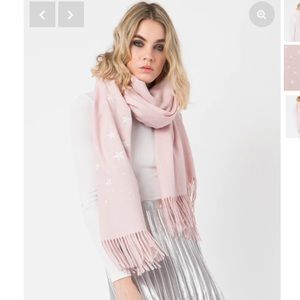 PIA ROSSINI pink scarf/shawl